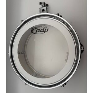 PDP Pacific Drums by DW 8 inch Rack Tom Chrome Steel Shell Single Ply Head G112